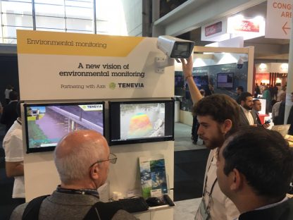 Smart City stand TENEVIA Environmental monitoring